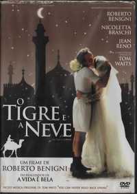 Dvd O Tigre E A Neve - comédia - Roberto Benigni/Jean Reno - extras