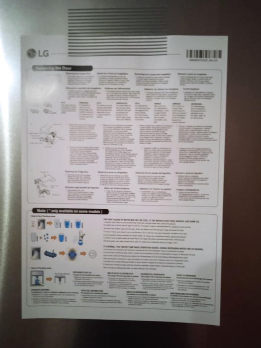 Vendo Frigorífico Americano com Congelador Marca LG