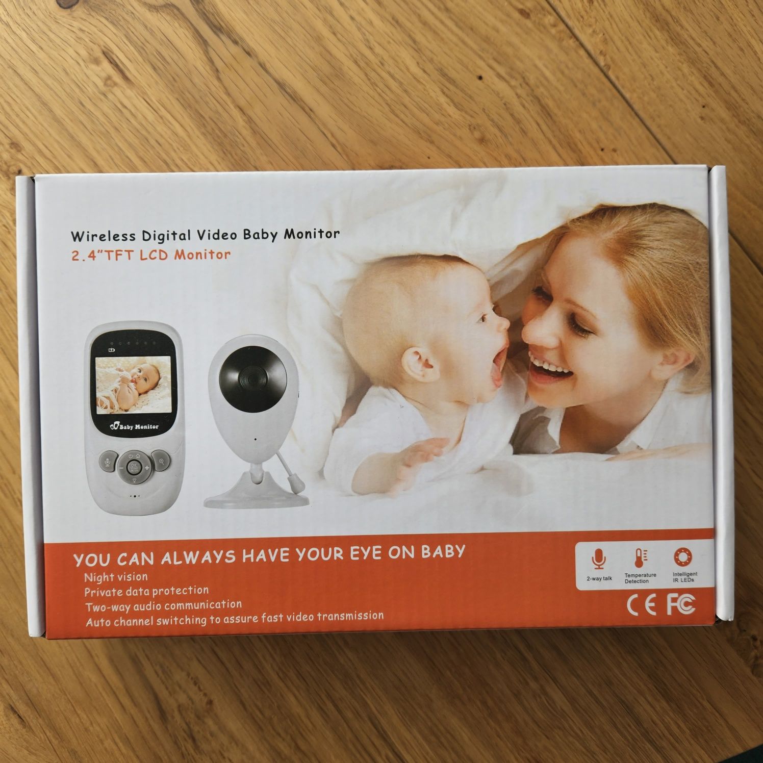 Nowa Niania elektroniczna kamera Baby monitor