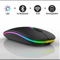 Мышка беспроводная через Bluetooth и через USB Wireless