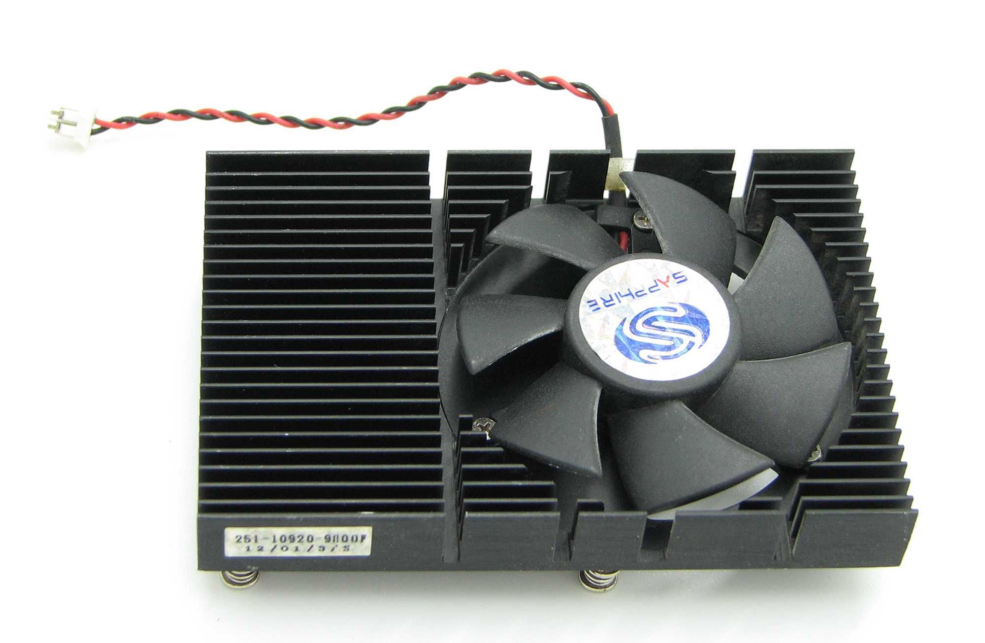 Chłodzenie karty graficznej GPU aktywne Sapphire 12V 2pin