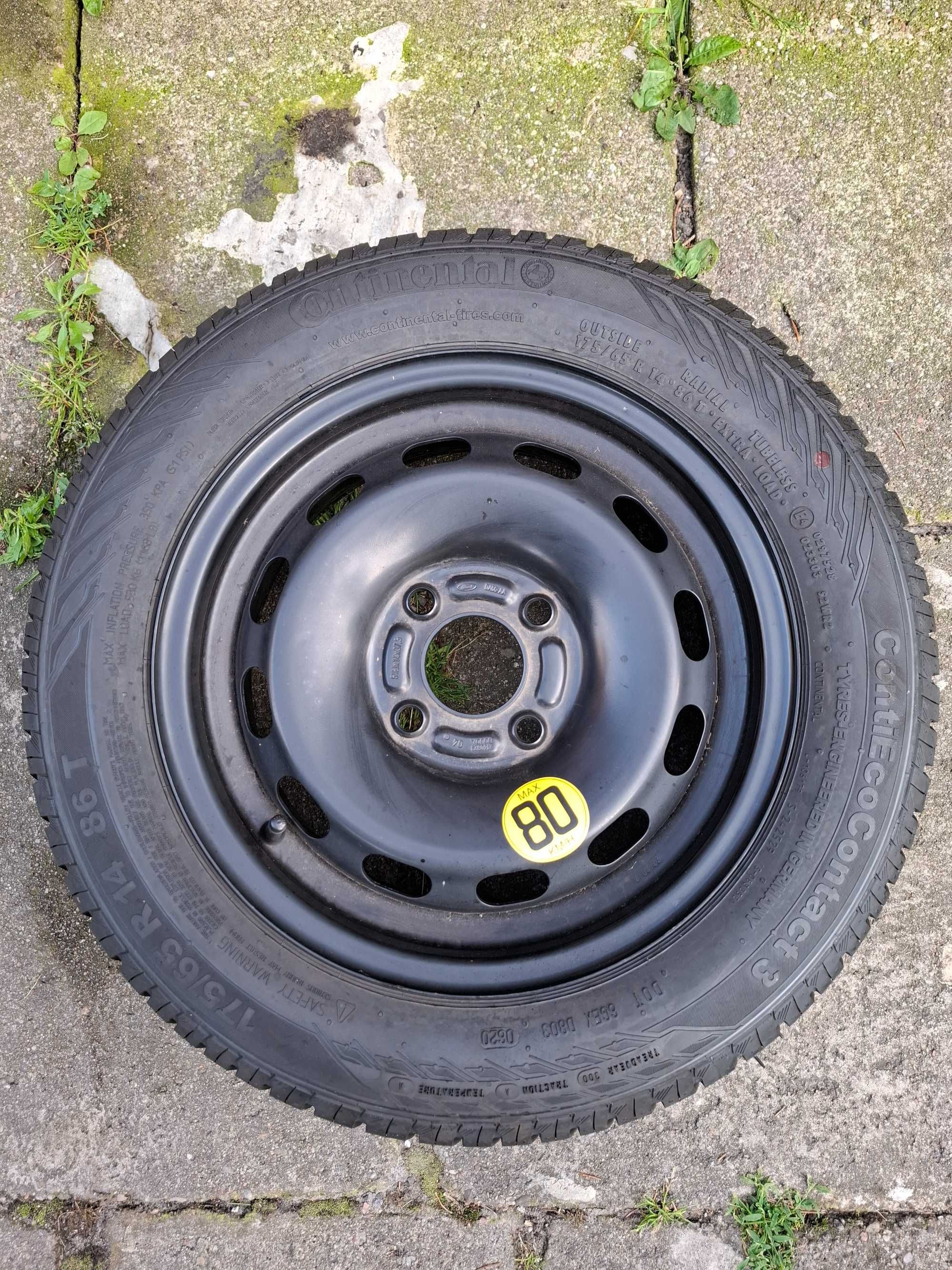 Nowe Koło Zapasowe Dojazdowe Ford Fiesta Mk 7 175/65R14 4x108