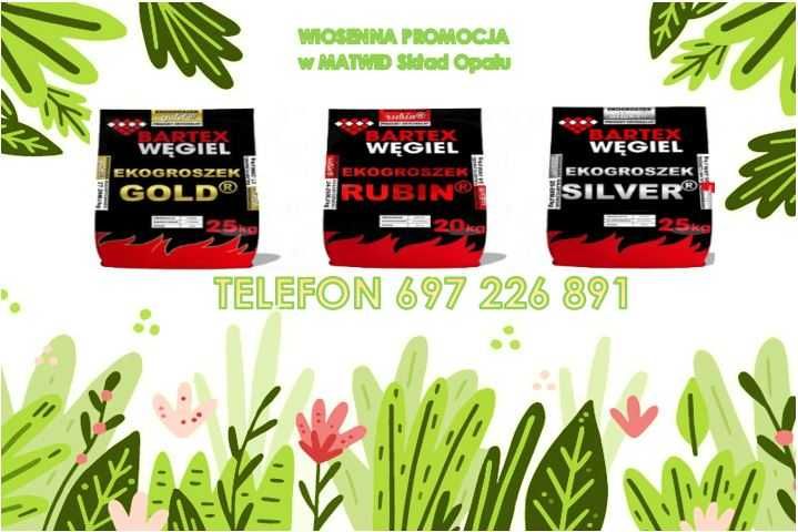 Wegiel Ekogroszek Groszek Bartex Gold 27-29 MJ Pellet Garbatka Olczyk