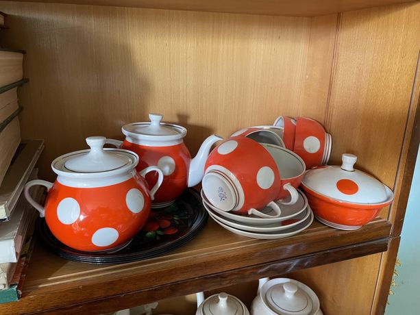 Посуда Чайный набор чайники хрусталь вазы