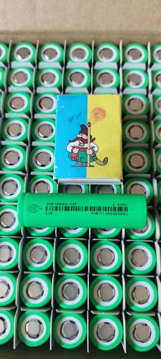 Акумулятори 18650 EVE 35V 3500mah 1000циклів павербанк перепаковки АКБ