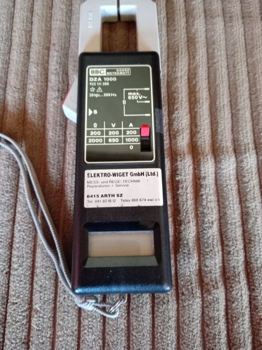 Miernik cęgowy BBC GOERZ METRAWATT DZA  1000