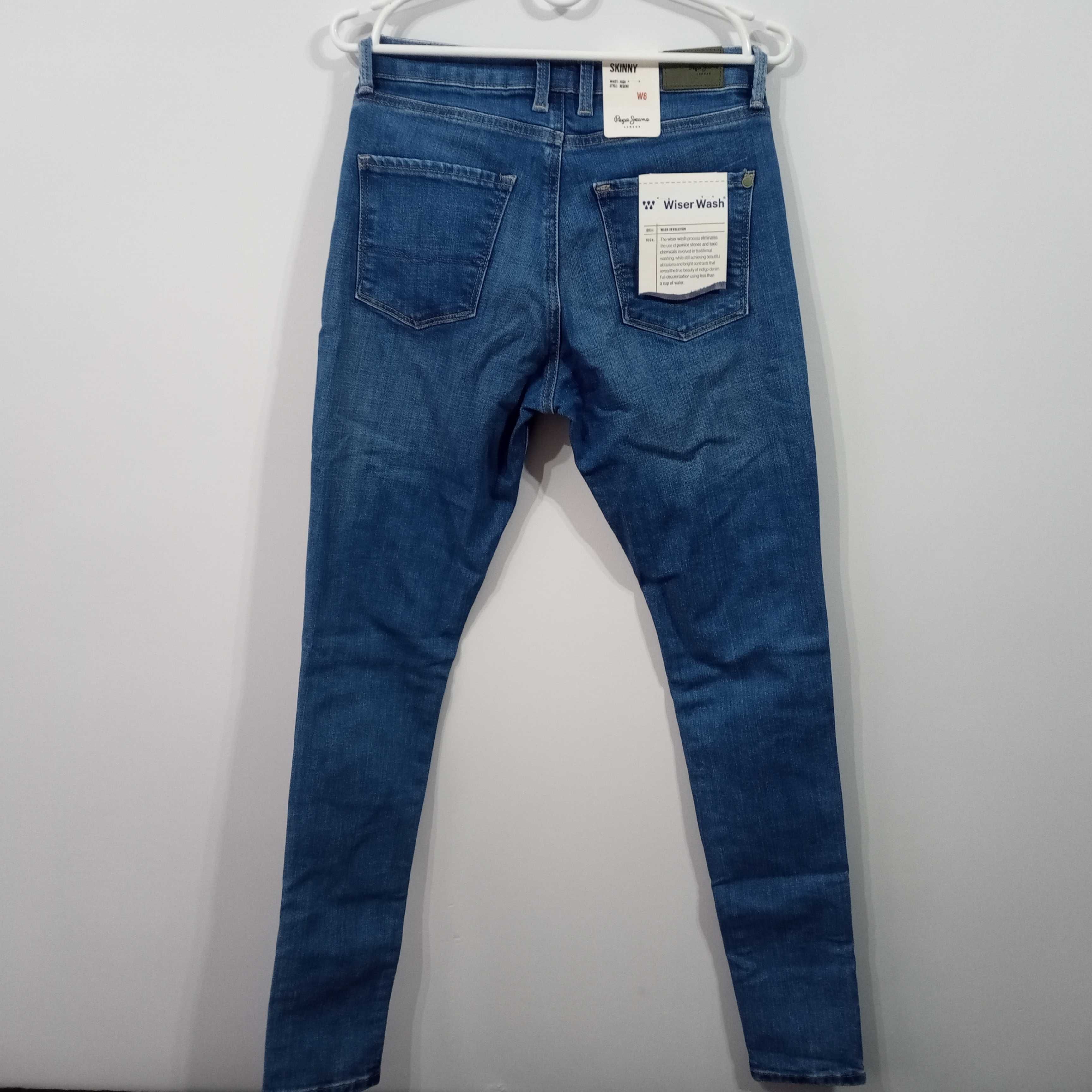 Pepe Jeans Skinny spodnie damskie rozmiar W27 L32