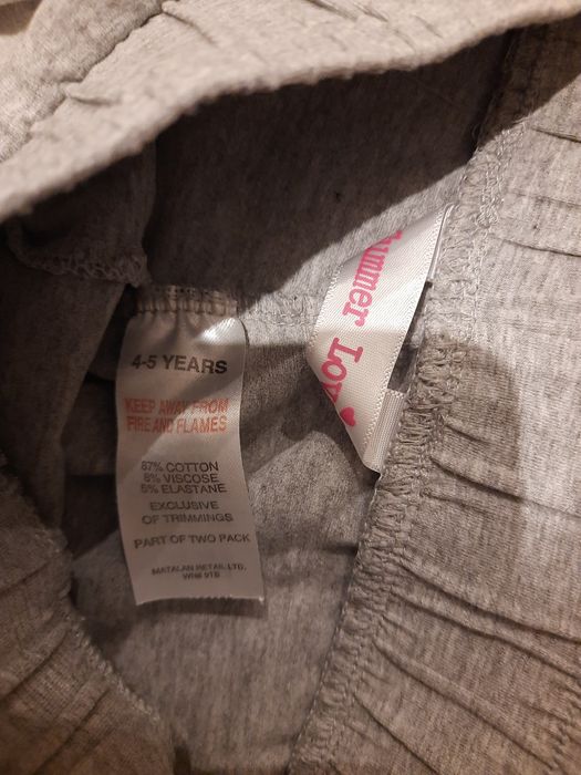 Spodenki w rozmiarze 104-110