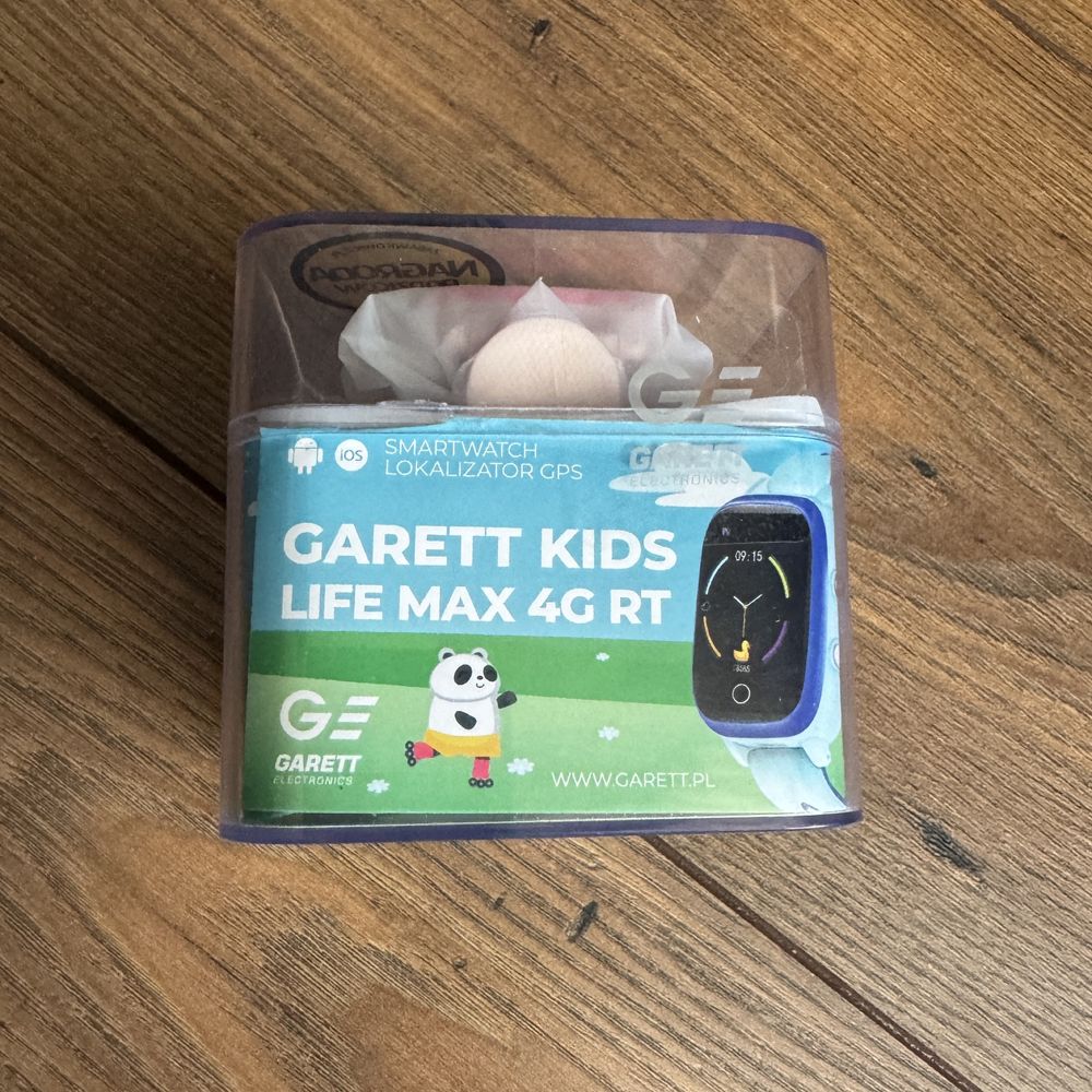 Smartwatch GARETT Kids Sun PRO 4G rozowy - nowy - plomby