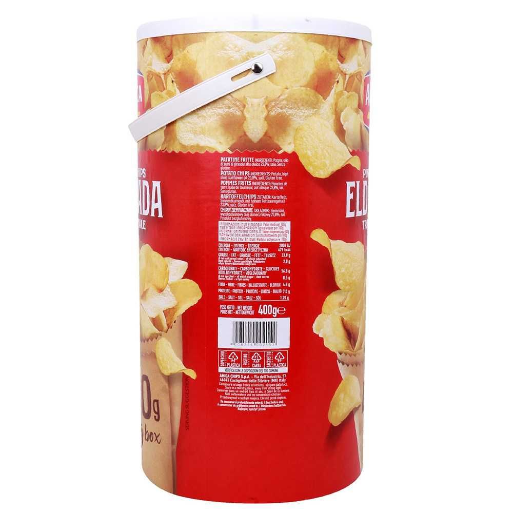 Чіпси Картопляні  Супер Велика Упаковка Eldorada Amica Chips, 400 г