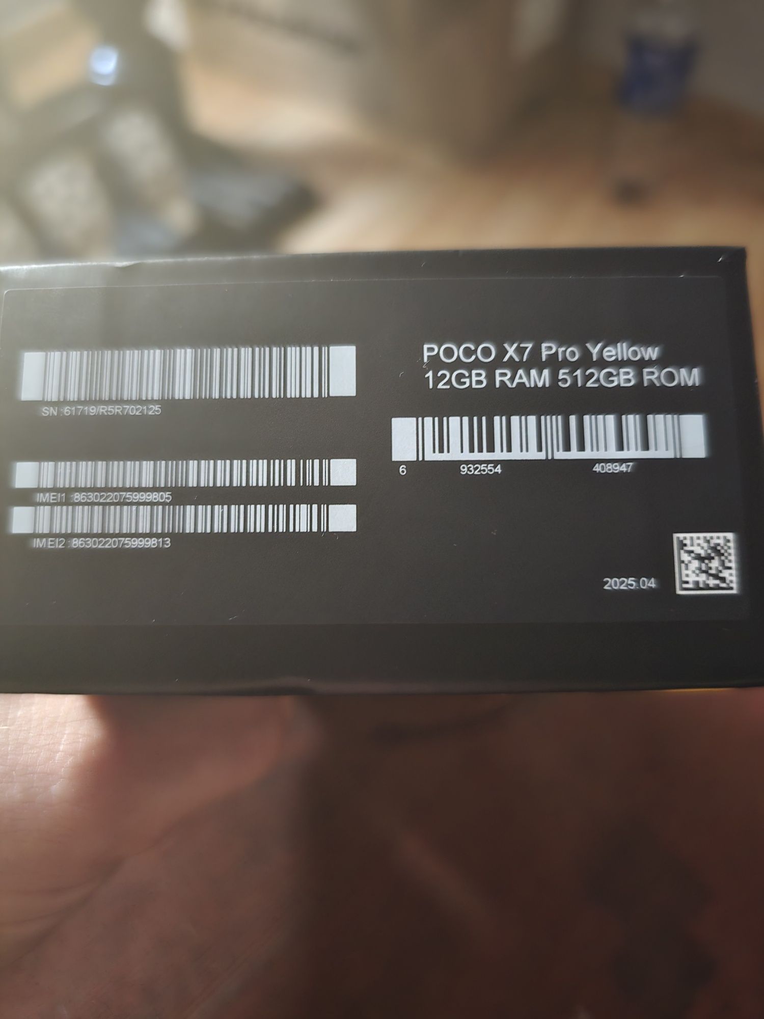 Poco x7 pro 12/512
