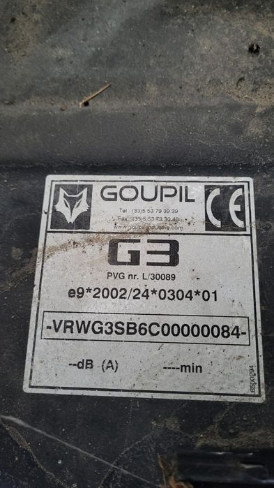 Sprzedam wywrotkę z kiprem Goupil G3