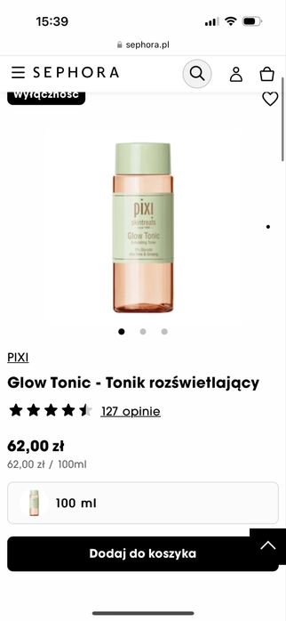 Tonik Pixi sephora 100ml