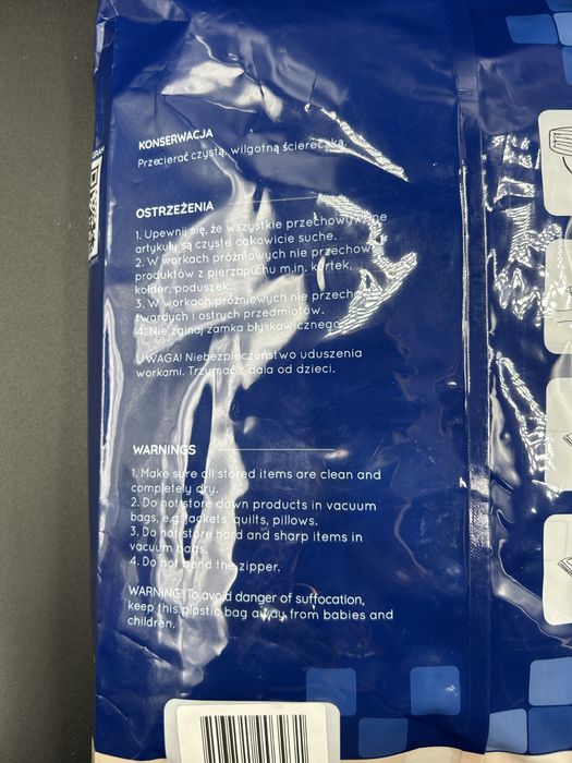 Worki próżniowe na pościel ubrania odzież 12szt Zestaw pompka Maxi