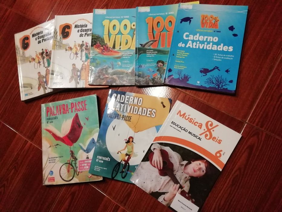 Manuais escolares para 6 ano