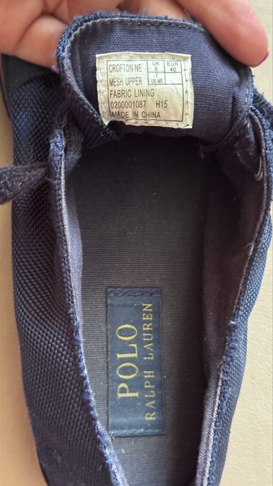 Макасини polo ralph lauren 40р