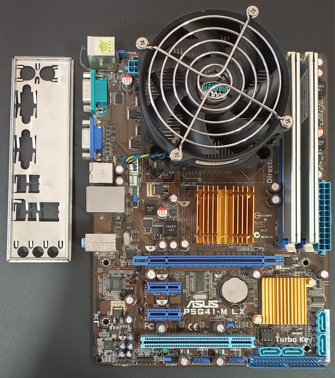 Motherboard Asus P4G41-M LX Core2Duo E8600 4gb ddr2 Geil