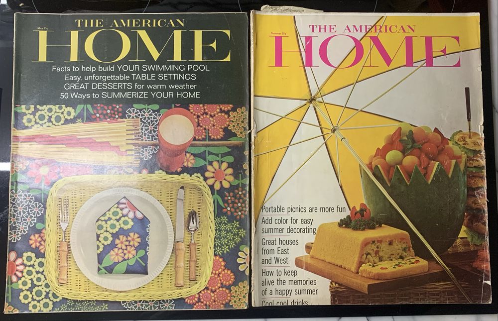 Revistas american home anos 60