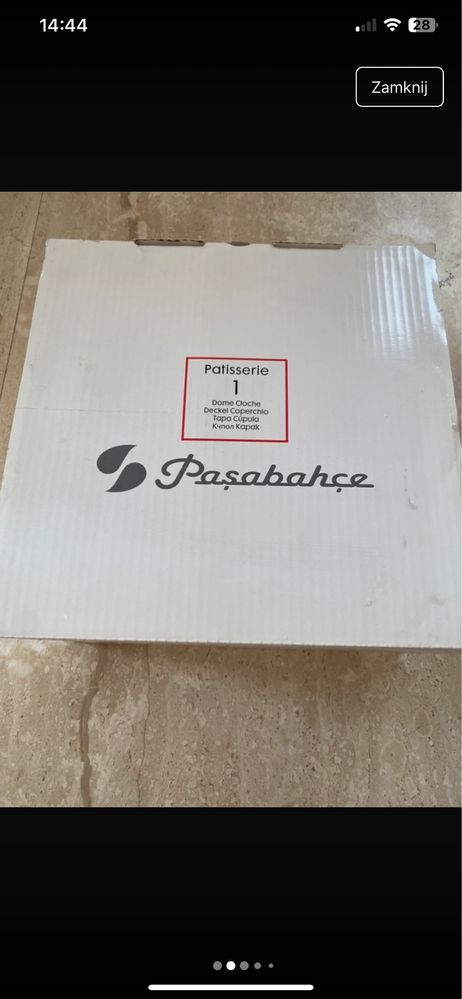 Szklana pokrywa 30cm