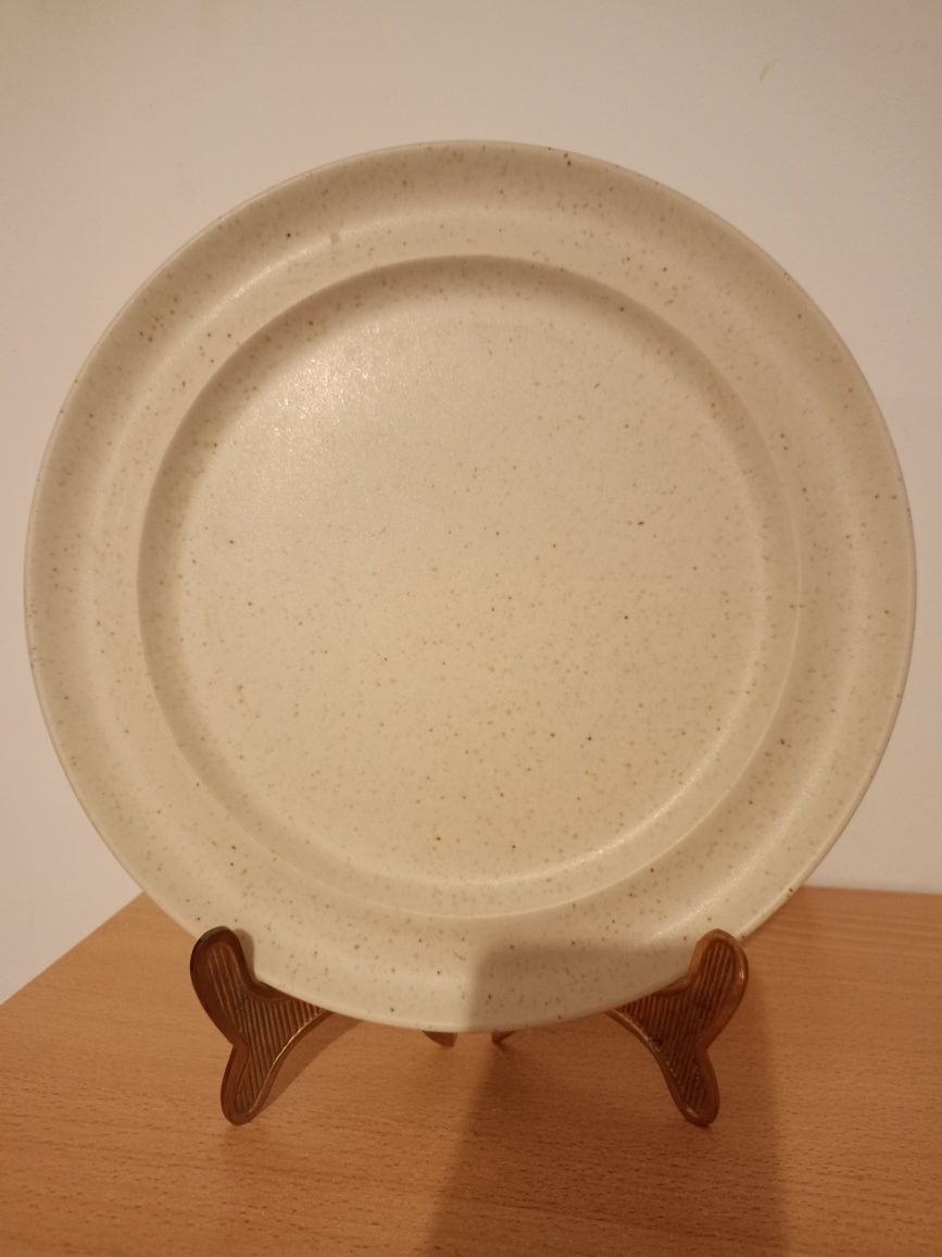 Timo Sarpaneva Rosenthal Sześć dużych ceramicznych talerzy Seria Kaari