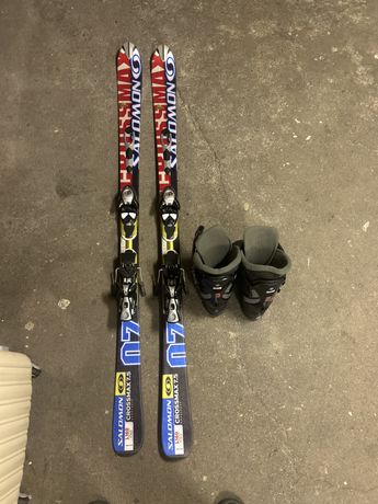 Narty+Buty SALOMON + kijki Scott