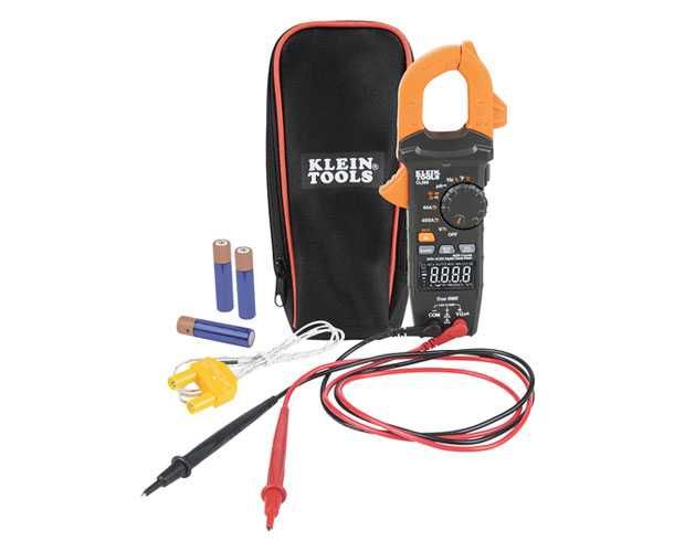 Преміум кліщі-мультиметр AC/DC 400A 600V в чохлі Klein tools CL390