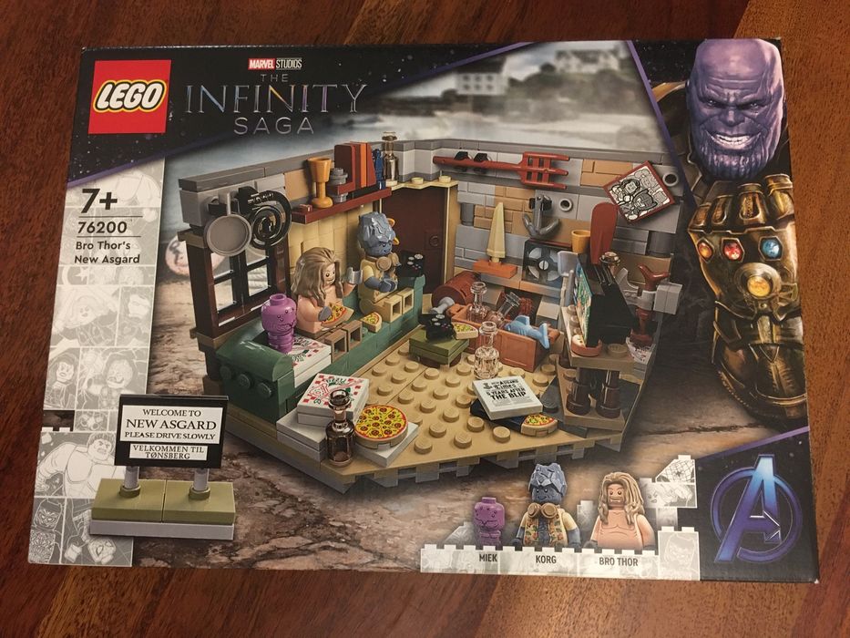 NOWY zestaw LEGO 76200 Marvel Super Heroes - Nowy Asgard Grubego Thora