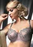 Biustonosz 75FF Kris Line CRISTIN soft zgaszony fiolet
