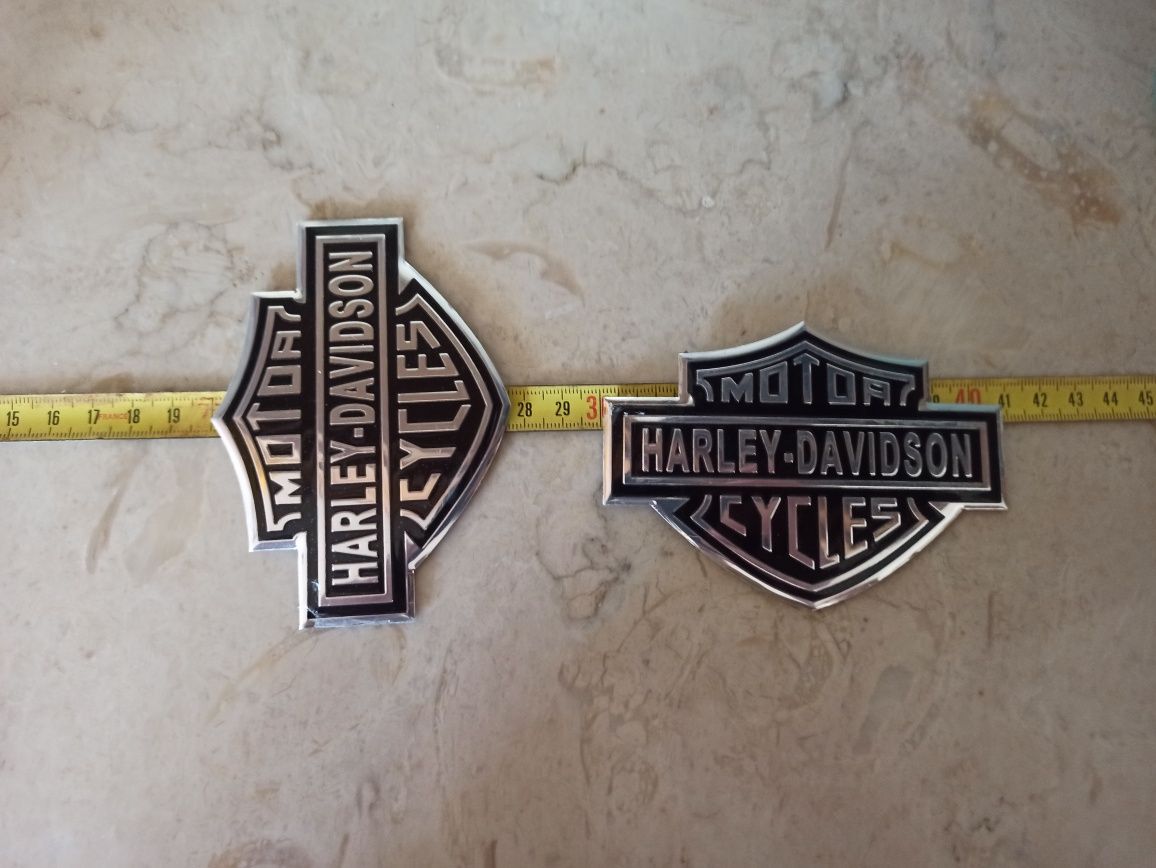 2 Símbolos metálicos Harley Davidson depósito