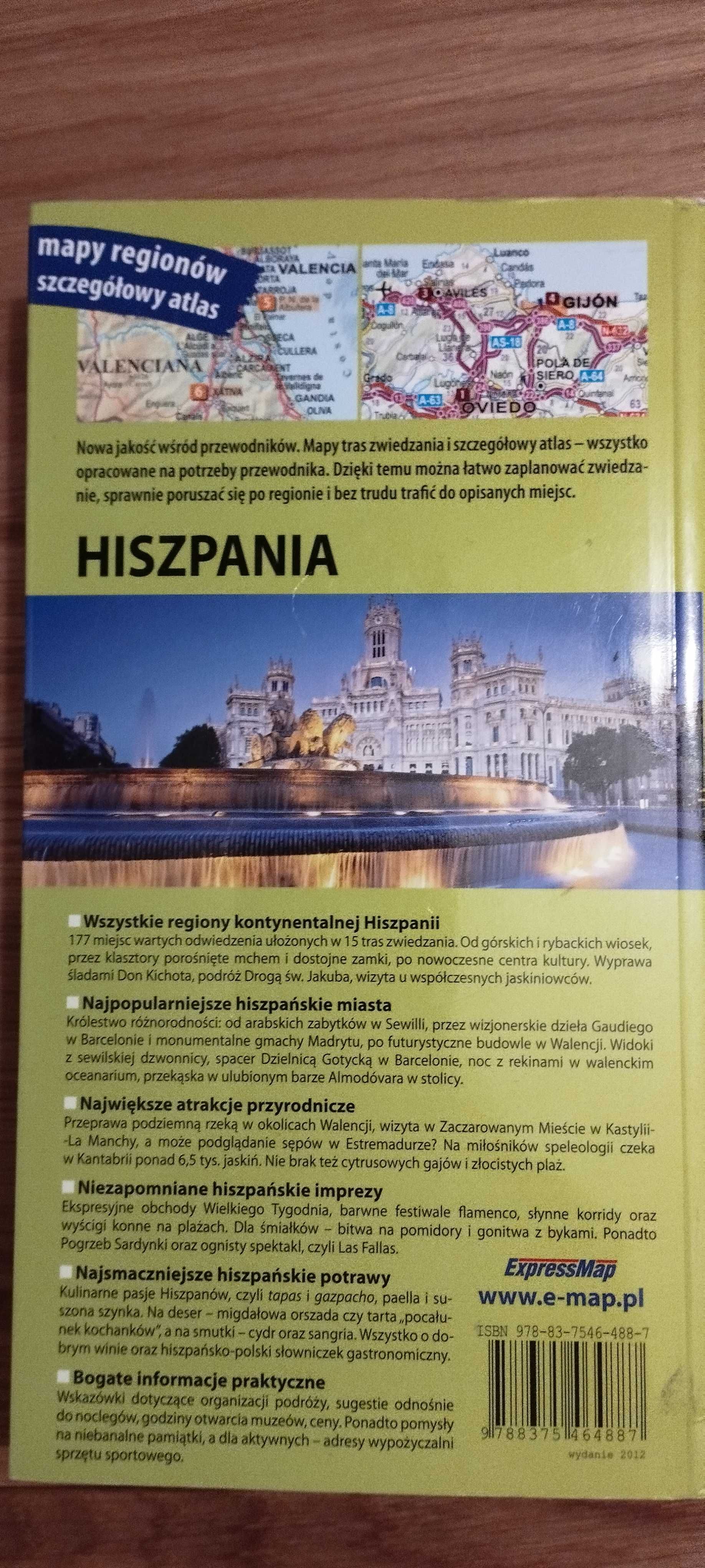 Hiszpania Explorel Guide przewodnik i atlas