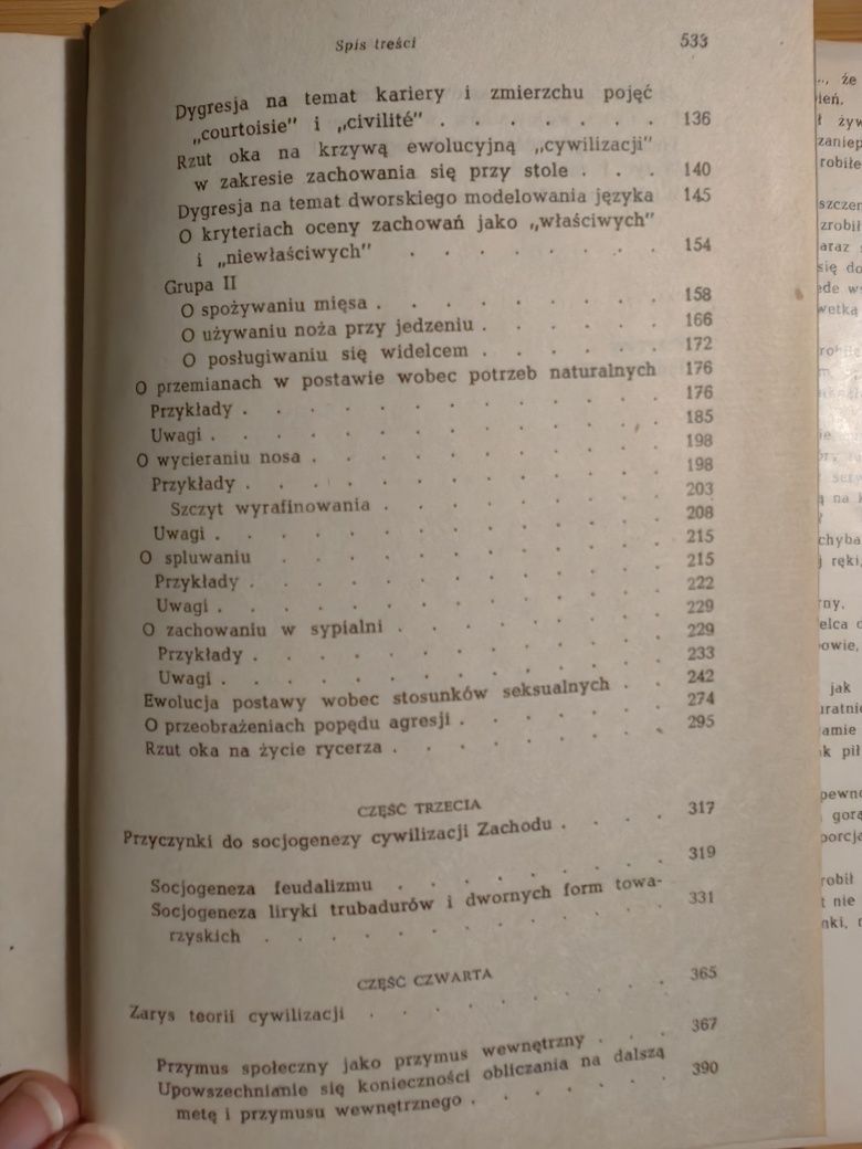Norbert Elias Przemiany obyczajów w cywilizacji Zachodu