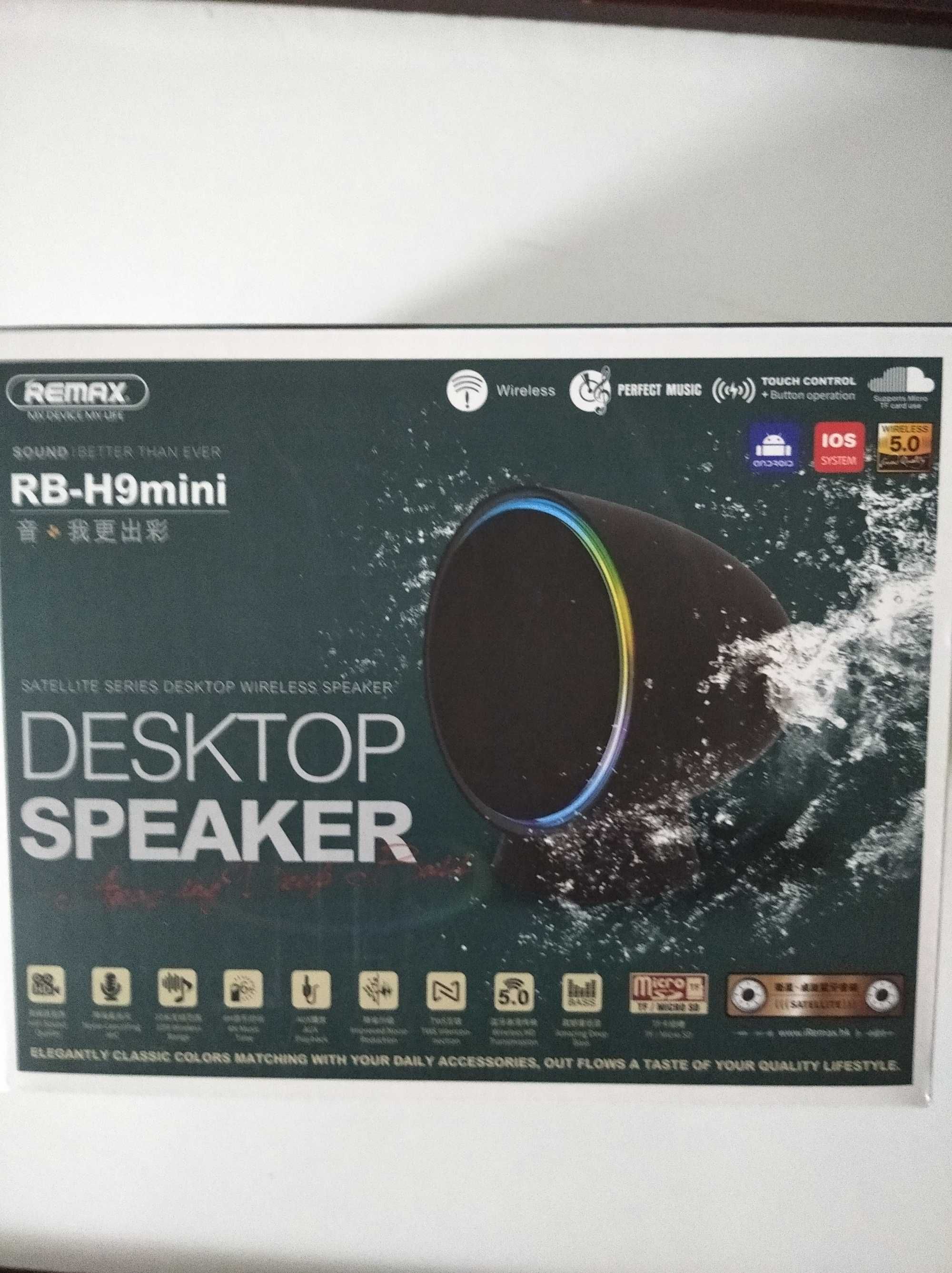 Беспроводная колонка Remax RB-H9 mini, Desktop. NFC.