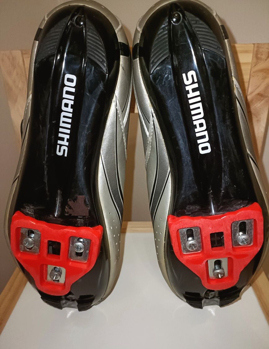 Buty męskie na rower Shimano SH-R077 razem z blokami roz.40 jak nowe