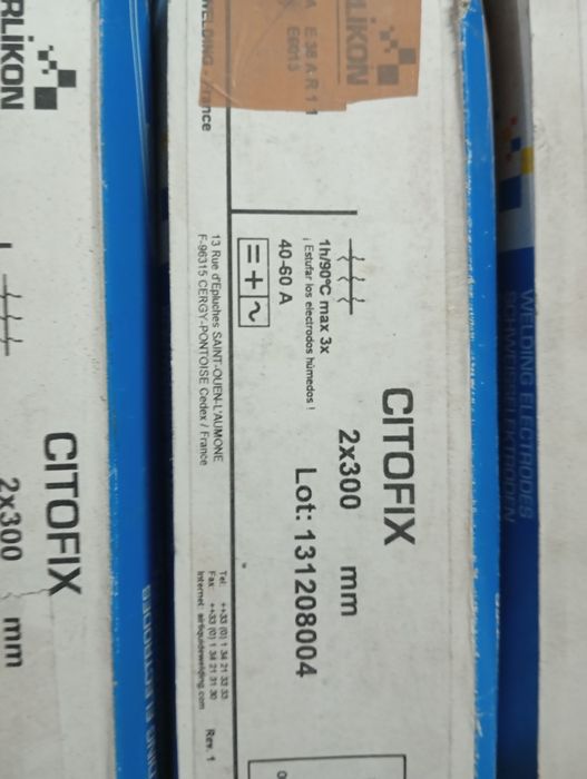 Eléctrodos de soldar lote