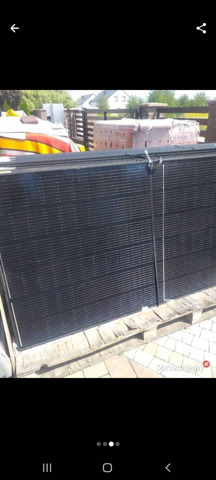 Panele fotowoltaiczne 400, Full zBlack nowe. Zapewniam transport