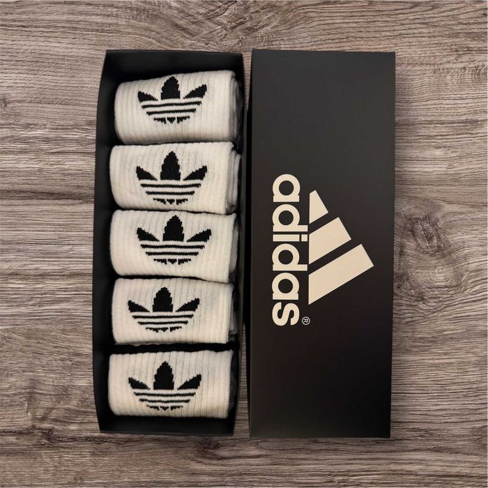 Подарункові бокс  шкарпеток Адідас 5 пар |Шкарпетки adidas набори