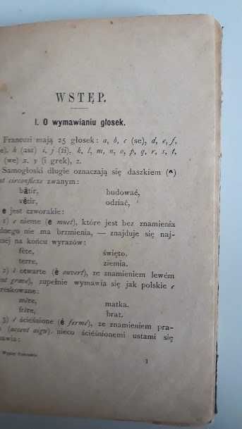 Wypisy francuskie do użytku młodzieży polskiej. A. Świtkowski 1891