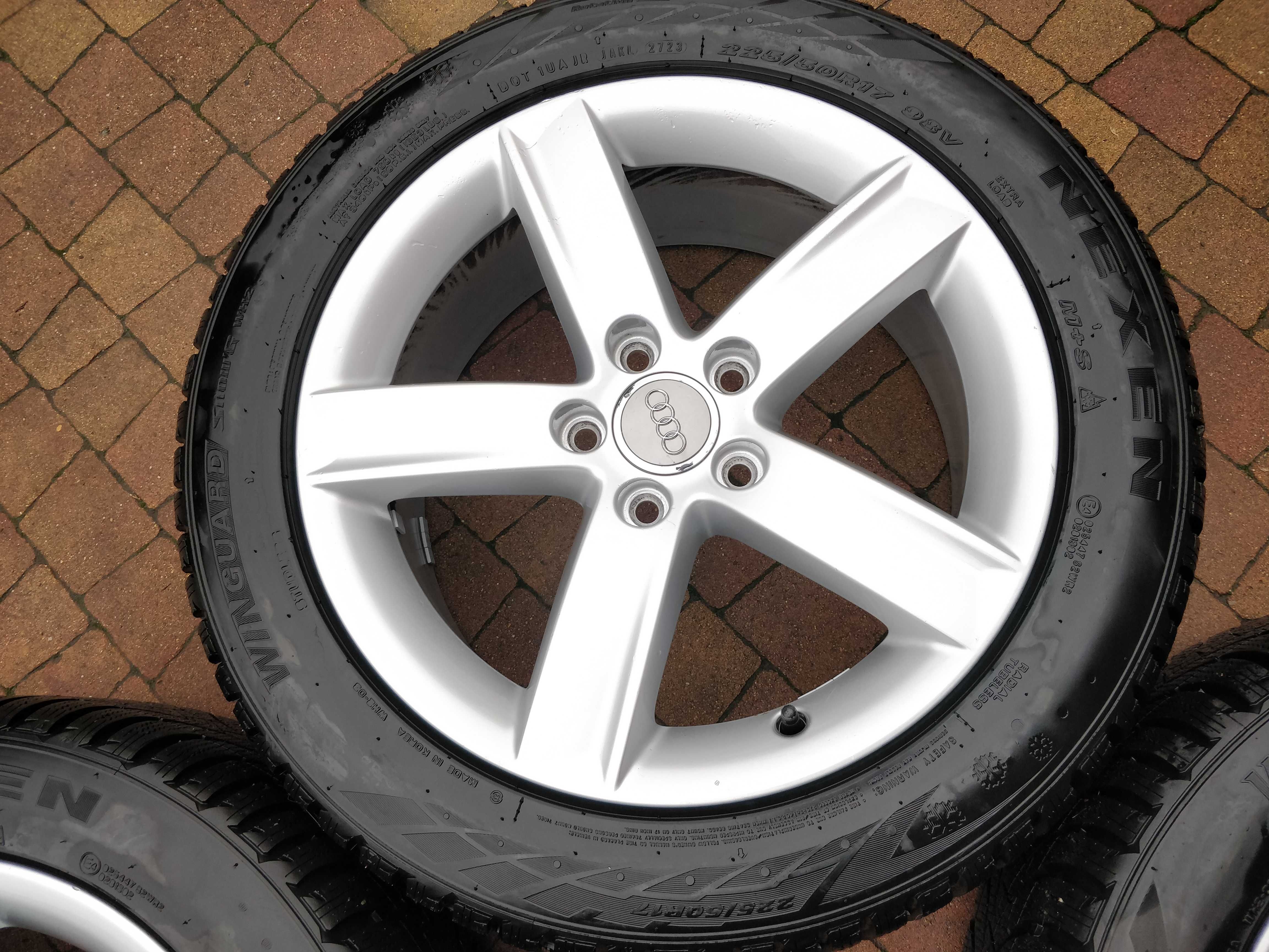 3380. Alufelgi 17" Audi A4 B8 B9 oryginalne 5x112 7J ET46