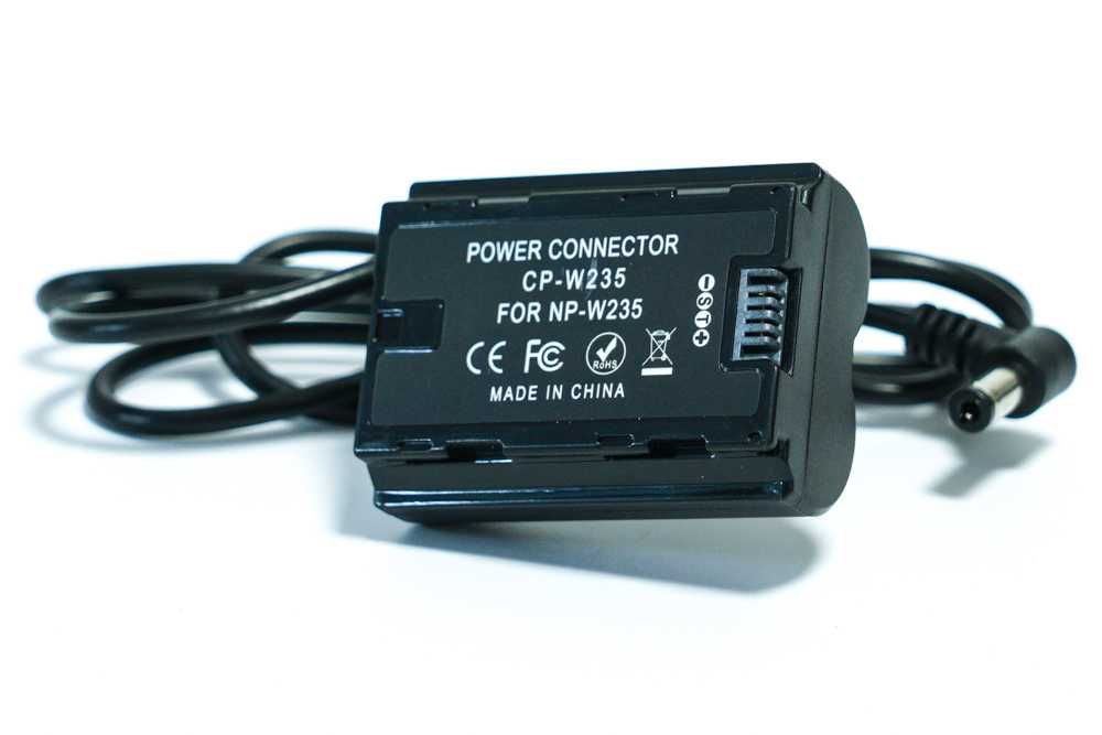 Пустишка для батареї CP-W235 Fujifilm XT4 муфта DC5.5*2,5 мм (1м)