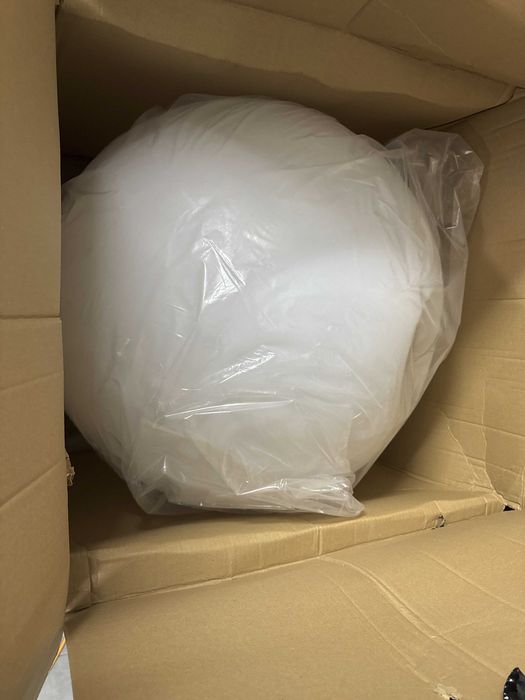 lampa wisząca kula mball BP080WL3N 80cm biała sufitowa