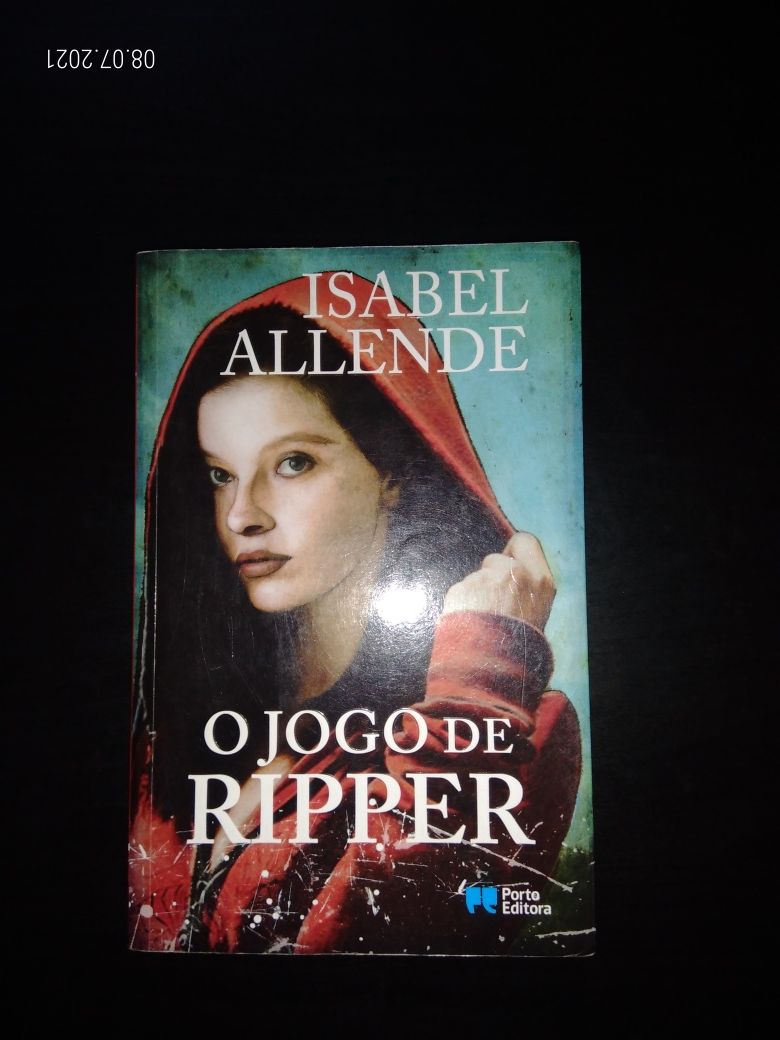 Livro "O Jogo de Ripper" de Isabel Allende