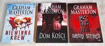 3x Graham Masterton Dom kości + Niemy strach + Niewinna krew