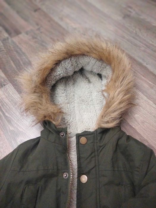 Тепла зимова куртка -парка на хлопчика 2-4 років