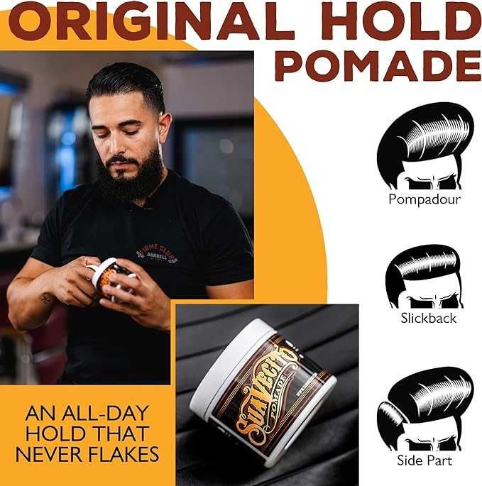 Pomada do włosów - Suavecito Pomade Original hold 907g