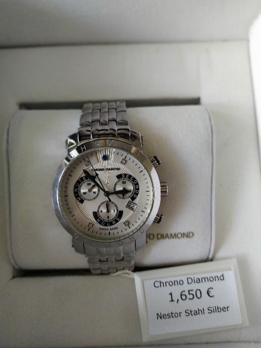 Zegarek Chrono Diamond   Swiss Made