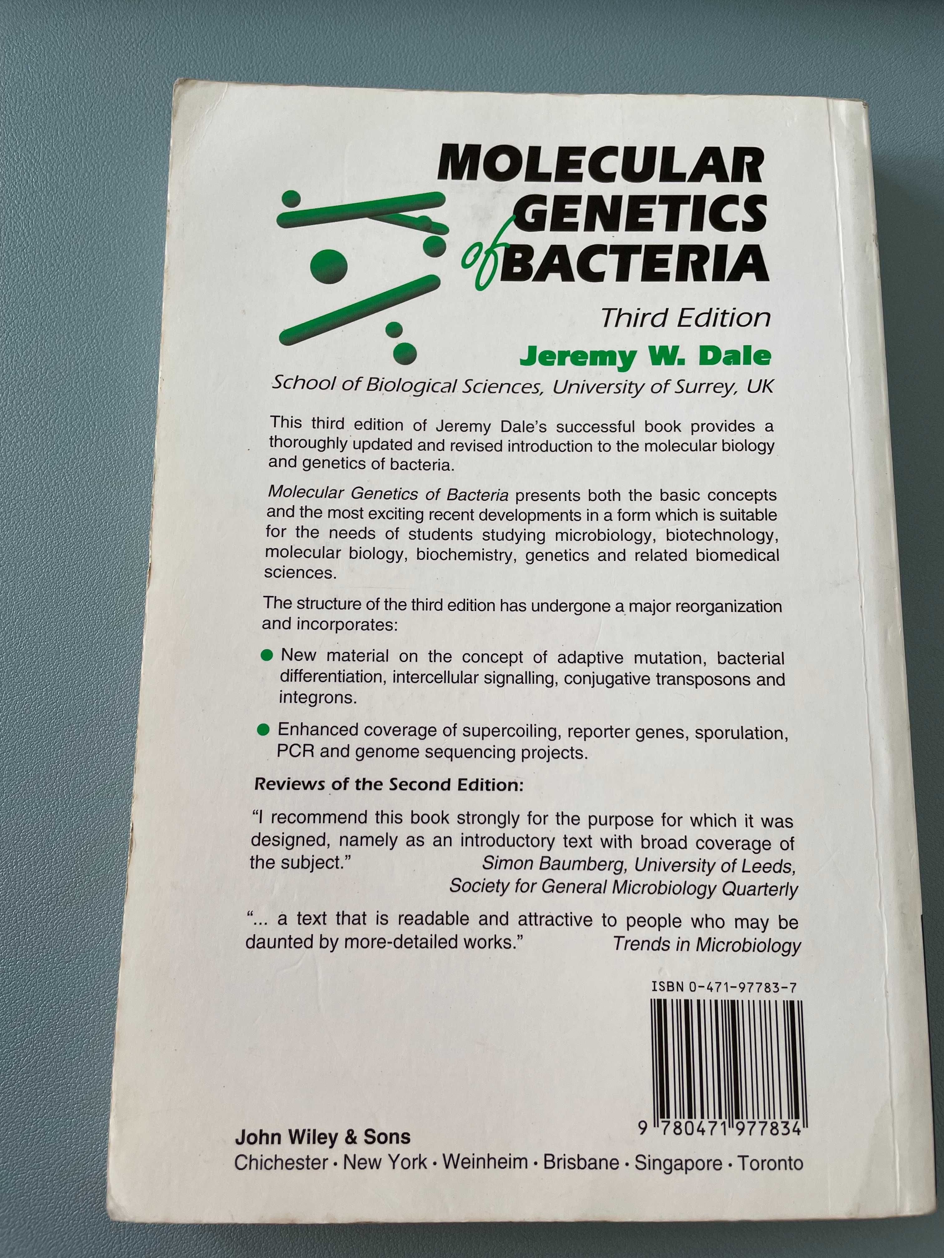Molecular Genetics of Bacteria - Livro
