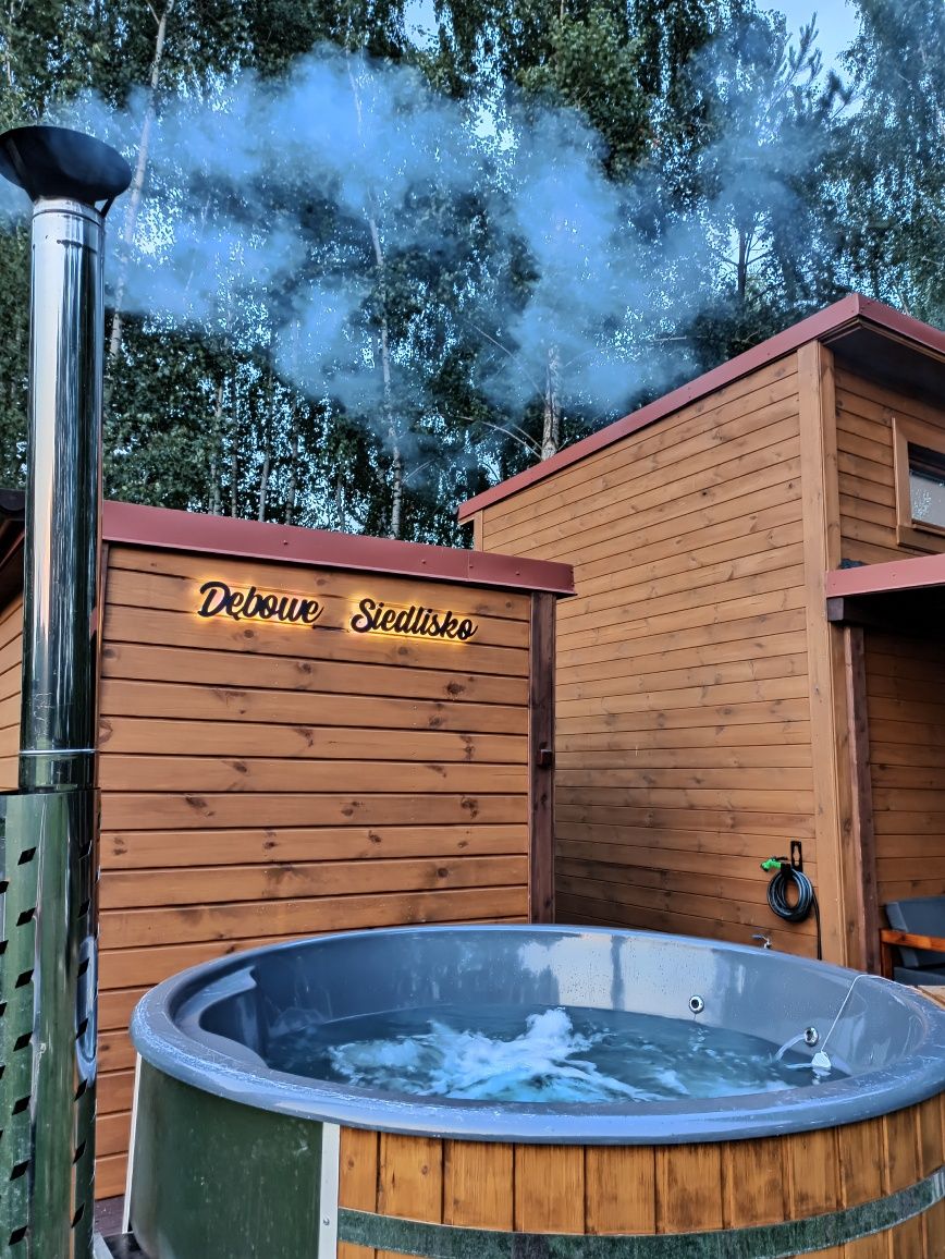 Dębowe Siedlisko Chechłówka domek z jacuzzi i sauną Bon Turystyczny