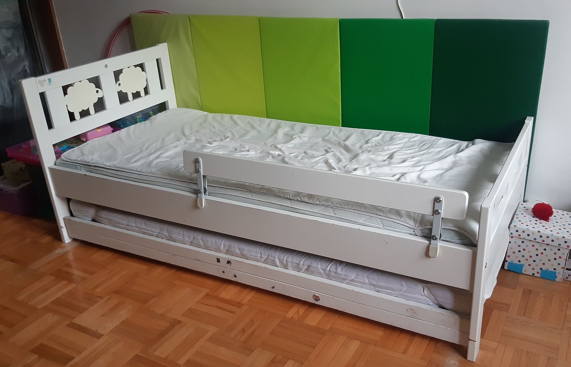 Łóżko z dostawką ikea Kritter