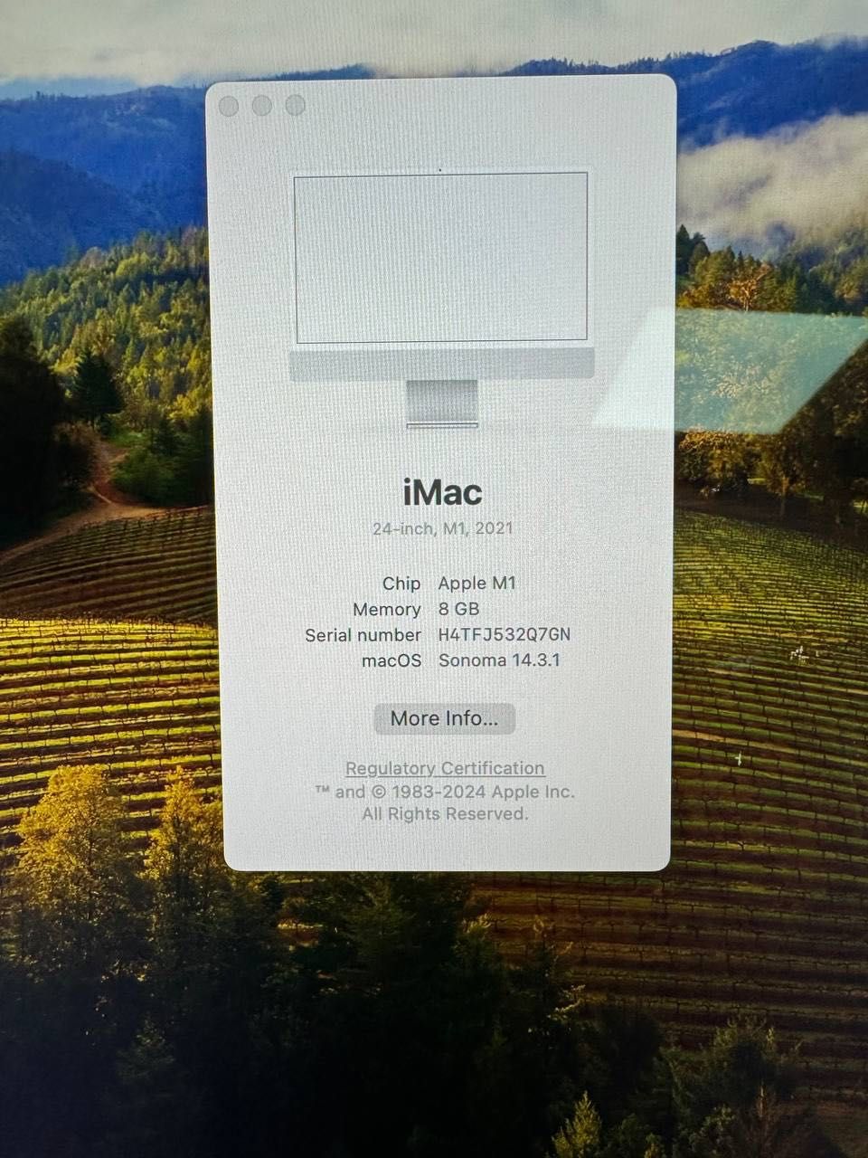 Моноблок Apple iMac 24" М1 4.5К