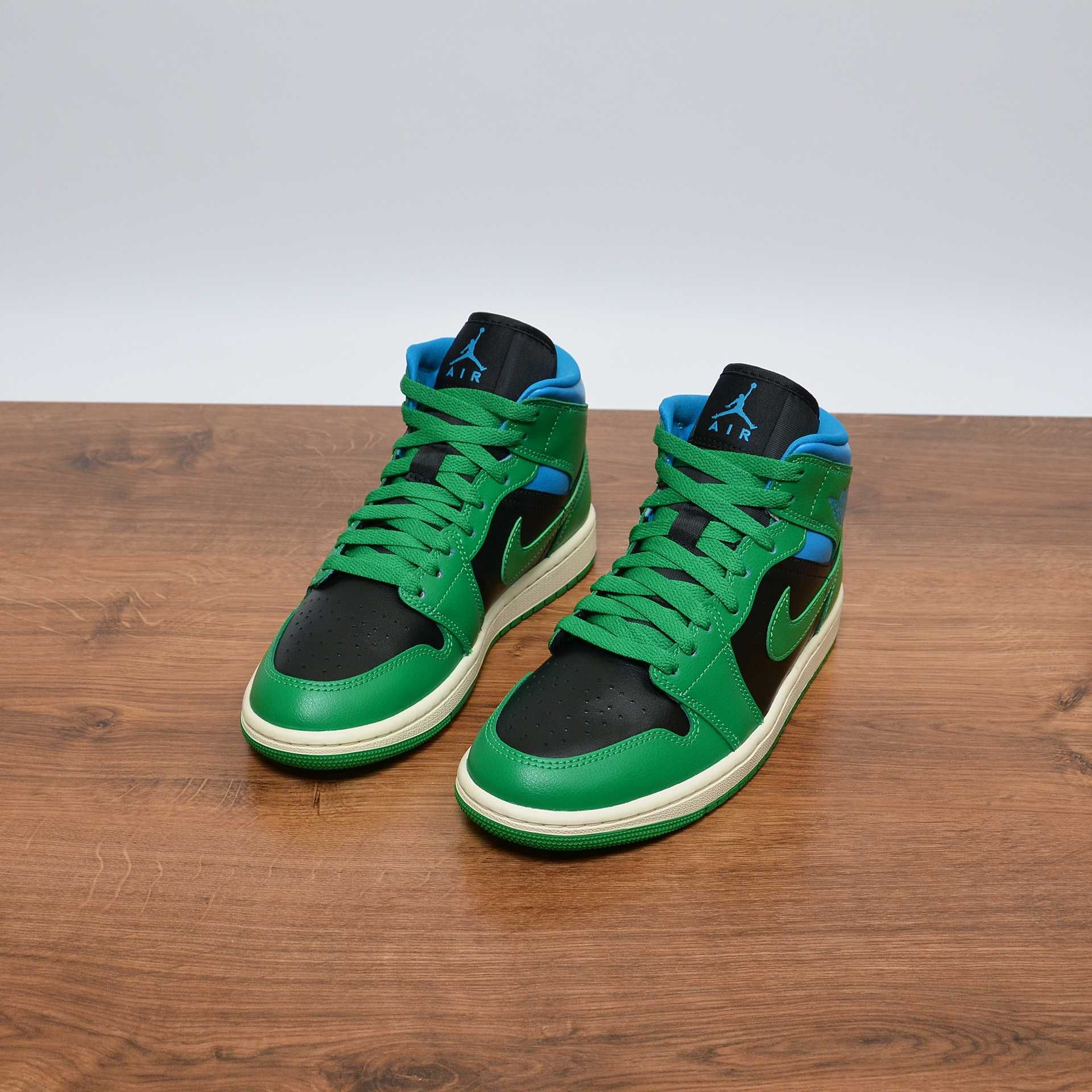 Nike Air Jordan 1 Mid Lucky Green кроссовки оригинал 38.5 / 24.5см